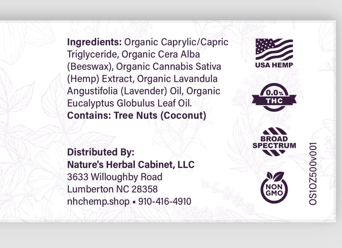 CBD Salve 500 mg (0.0 % THC)