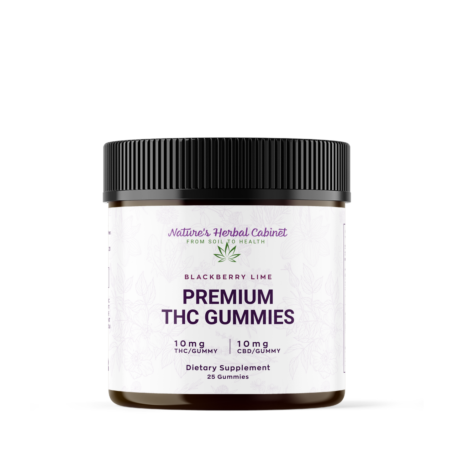 10mg THC Gummies (Blackberry Lime Qty. 25)