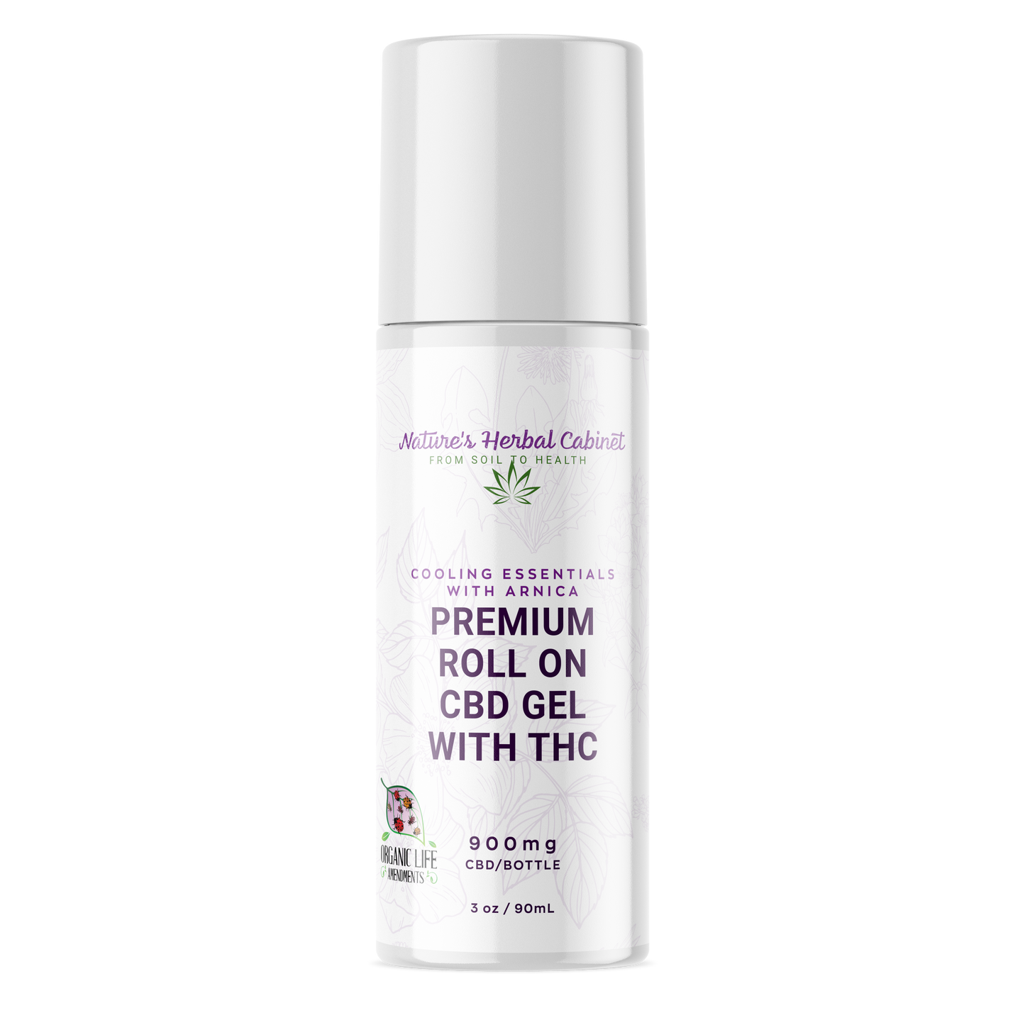 Premium THC Roll-On Pain Gel with Arnica