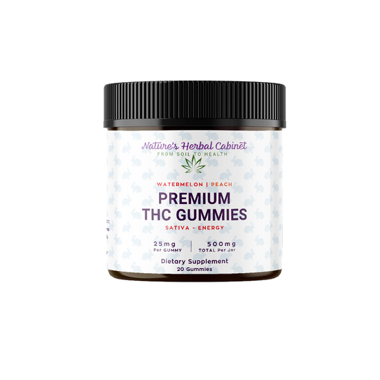 Energy-5mg THC Gummies (Watermelon, Peach)