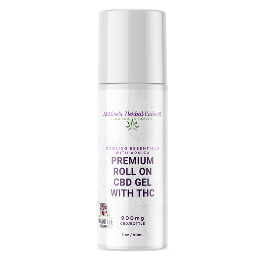 Premium THC Roll-On Pain Gel with Arnica