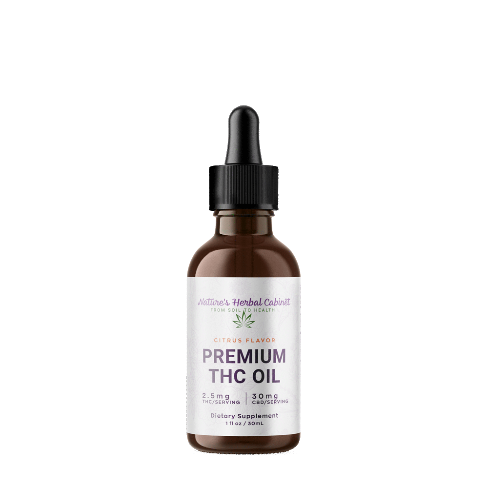 2.5mg THC Tincture (75mg per bottle-Citrus)